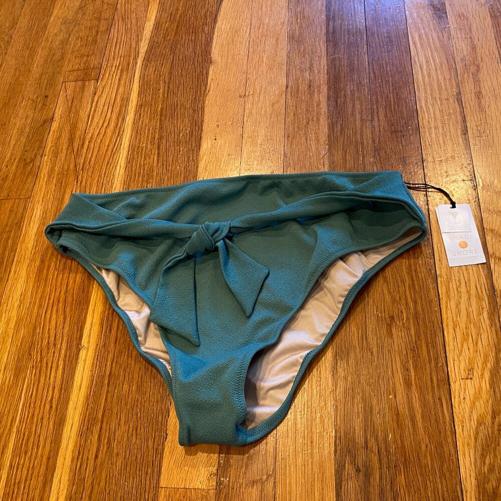 Shade & Shore High Waist/High Leg/Extra Cheeky Bikini Bottoms NWT Size XL